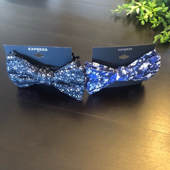 2 Express Floral Bow ties - Picture 4 of 5
